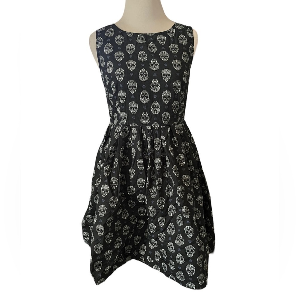 Dangerfield SZ 8 sugar skull cotton dress